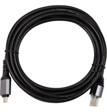 Дата кабель USB-C to RJ45 Ethernet 3.0m PowerPlant (CA914937)