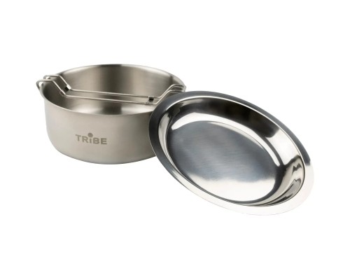 Набір туристичного посуду Tribe Tourist Set 1,2 л сталевий (T-FG-0008-metal)