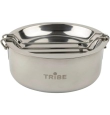 Набір туристичного посуду Tribe Tourist Set 1,2 л сталевий (T-FG-0008-metal)
