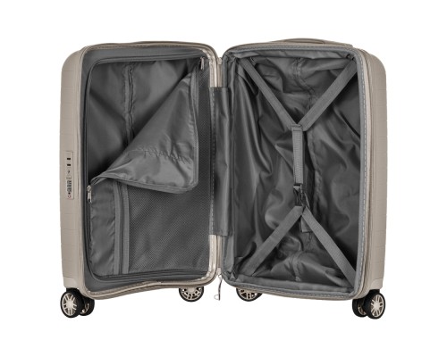 Валіза 2E Aero 35/44 л сіро-коричнева (2E-SPP-AERO-S-TP)