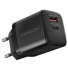 Зарядний пристрій AXAGON 1xUSB QC3.0 + 1xUSB-C PD20W black (ACU-PQ20)