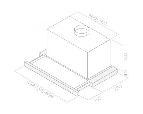Витяжка кухонна Elica ELITE 14 LUX WH/A/50