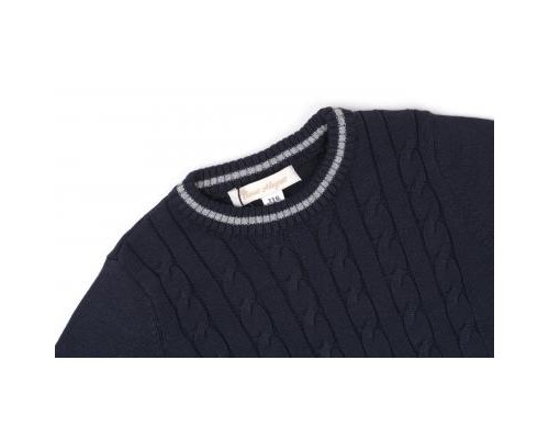 Кофта дитяча Na в'язана косами (AFB1033-0-116B-blue)