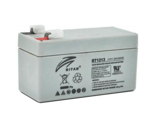 Батарея до ДБЖ Ritar AGM RT1213, 12V-1.3Ah (RT1213) 