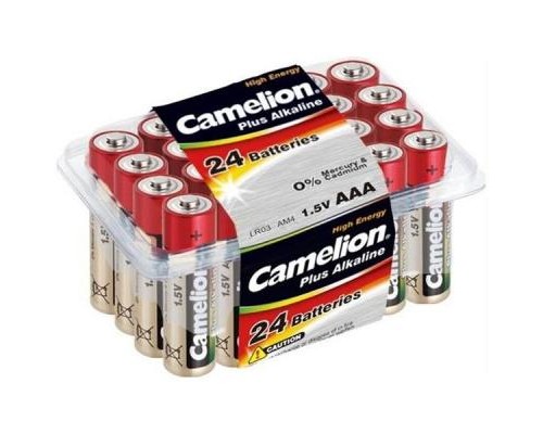 Батарейка Camelion AAA Plus Alkaline LR03 * 24 (LR03-PB24) 