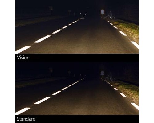 Автолампа Philips H4 Vision, 3200K, 1шт (12342PRB1)