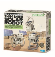 Набір для експериментів 4М Робот на сонячній батареї 3 в 1 (00-03377)