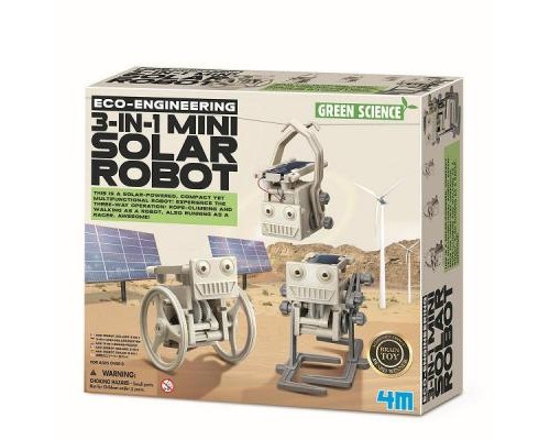 Набір для експериментів 4М Робот на сонячній батареї 3 в 1 (00-03377)