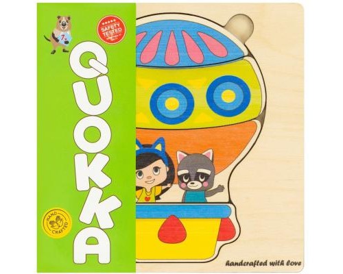 Розвиваюча іграшка Quokka пазл-мозаїка Повітряна куля (QUOKA013PM)