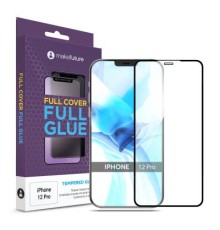 Скло захисне MakeFuture Apple iPhone 12 Pro Full Cover Full Glue (MGF-AI12P)