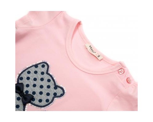 Футболка дитяча Breeze з котиком і капрі (13390-86G-pink)