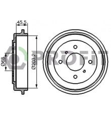 Гальмівний барабан Profit 5020-0059