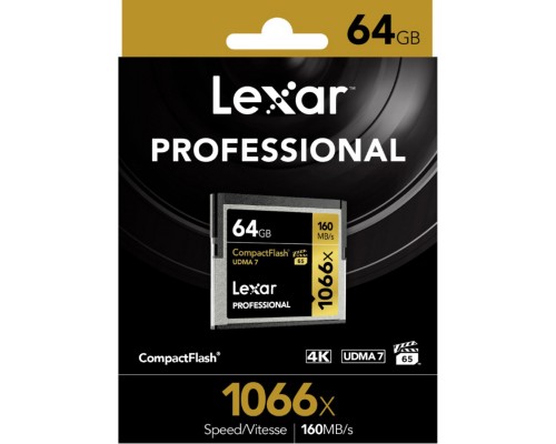 Карта пам'яті Lexar 64GB Compact Flash 1066x Professional (LCF64GCRB1066)