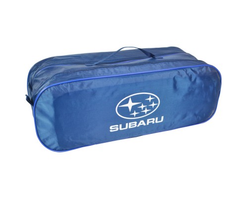Сумка-органайзер Poputchik в багажник Subaru синя (03-032-2Д)