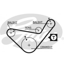 Ремінь ГРМ Gates 5210