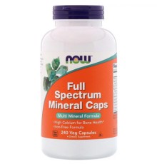 Мінерали Now Foods Мультимінерали повного спектру, Full Spectrum Minerals, 240 (NOW-01545)