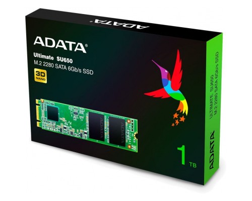 Накопичувач SSD M.2 2280 1TB ADATA (ASU650NS38-1TT-C)