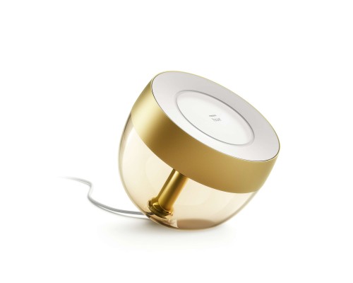 Настільна лампа Philips Hue Iris, Color, BT, DIM, золотиста (929002376401)