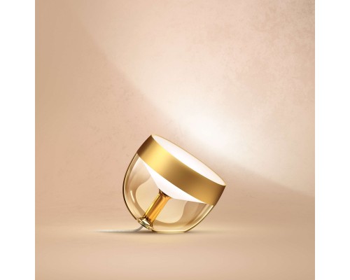 Настільна лампа Philips Hue Iris, Color, BT, DIM, золотиста (929002376401)