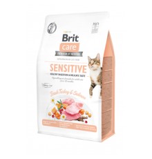 Сухий корм для кішок Brit Care Cat GF Sensitive HDigestion and Delicate Taste 400 г (8595602540716)