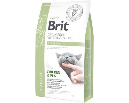 Сухий корм для кішок Brit GF VetDiets Cat Diabets 2 кг (8595602528523) Сухий корм для кішок Brit GF VetDiets Cat Diabets 2 кг (8595602528523)