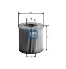 Фільтр масляний UFI 25.008.00