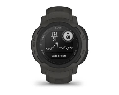 Смарт-годинник Garmin Instinct 2, Graphite, GPS (010-02626-00)