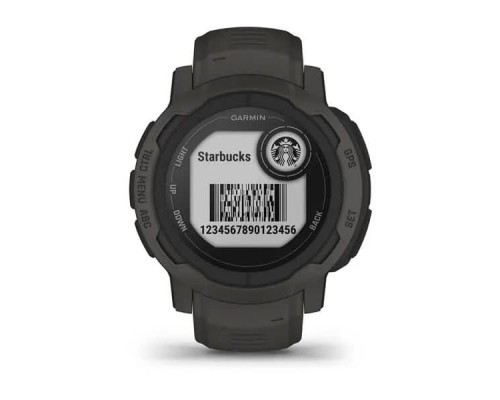 Смарт-годинник Garmin Instinct 2, Graphite, GPS (010-02626-00)