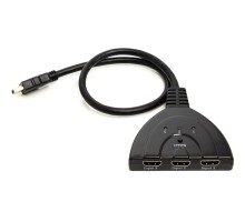 Перехідник HDMI to HDMI 3x1 PowerPlant (CA912070)