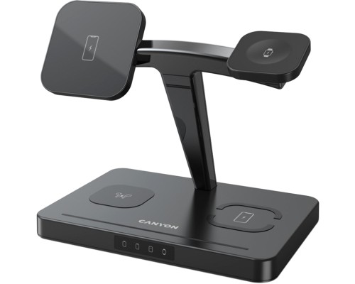 Зарядний пристрій Canyon WS-404 4in1 Wireless charger (CNS-WCS404B)