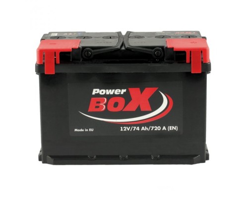 Акумулятор автомобільний PowerBox 74 Аh/12V А1 Euro (SLF074-00)