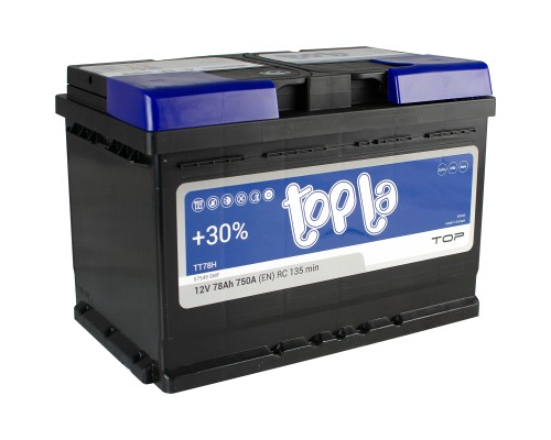Акумулятор автомобільний Topla 78 Ah/12V TOP Euro (118 678)
