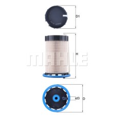 Фільтр паливний Mahle KX592