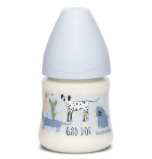 Пляшечка для годування Suavinex Історії цуценят 150 мл 0+, блакитна (304773)
