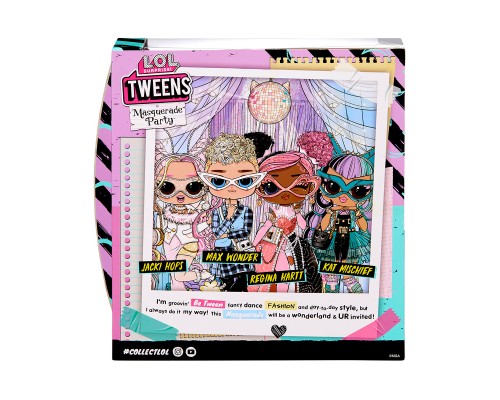Лялька L.O.L. Surprise! Tweens Masquerade Party Кет Місчіф з аксесуарами (584117)