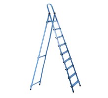 Драбина Work's стрем'янка металева - 409 (9 сх., синя) (63276)