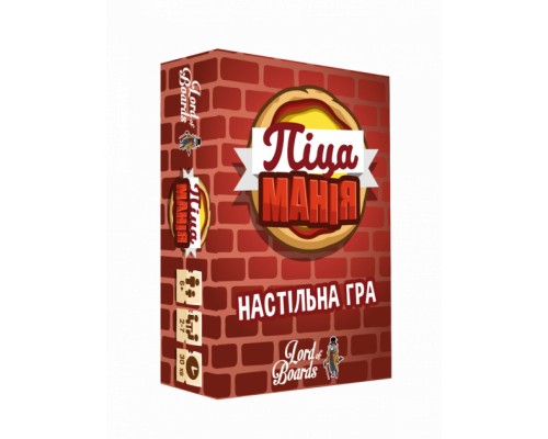 Настільна гра Lords of Boards Піцаманія (Pizza Rush) (LOB2207UA)