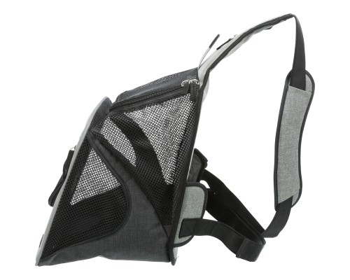 Переноска для тварин Trixie Savina 30х33x26 см до 10 кг (чорний з сірим) (4047974289419)