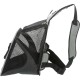 Переноска для тварин Trixie Savina 30х33x26 см до 10 кг (чорний з сірим) (4047974289419)