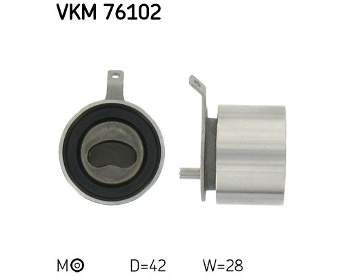 Ролик натягувача ременя SKF VKM 76102