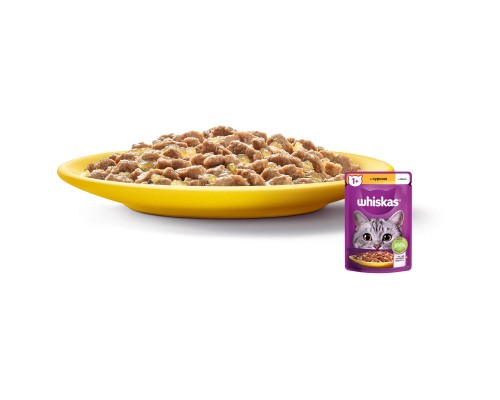 Вологий корм для кішок Whiskas Курка в желе 85 г (5900951302138)