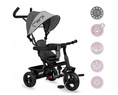 Дитячий велосипед MoMi Iris 5 в 1 Gray (ROTR00010)