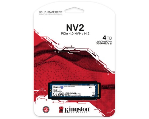 Накопичувач SSD M.2 2280 4TB Kingston (SNV2S/4000G)