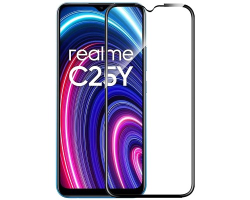 Скло захисне PowerPlant Full screen Realme C25Y (GL601223)