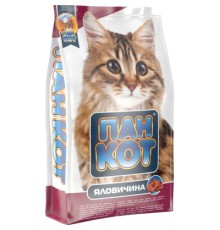 Сухий корм для кішок Пан Кот Яловичина 400 г (4820111140374)