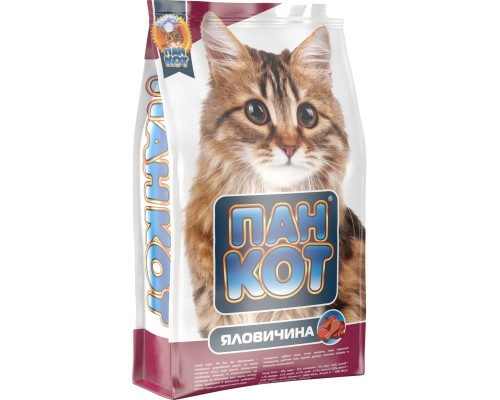Сухий корм для кішок Пан Кот Яловичина 400 г (4820111140374)