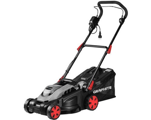 Газонокосарка Graphite 1500Вт, 36см, 35л, 20-50мм, 10.1кг (59G474)