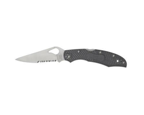 Ніж Spyderco Byrd Cara Cara 2 Serrator Grey (BY03PSGY2)
