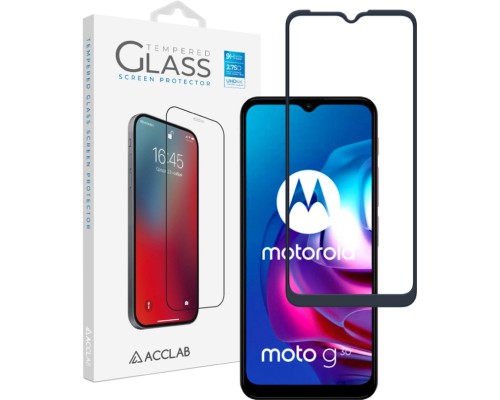 Скло захисне ACCLAB Full Glue MOTO G10/G30 (1283126514371)