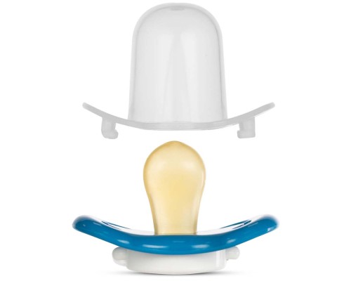 Пустушка Baboo латексна, блакитна, Marine, 6+ міс (5-042)